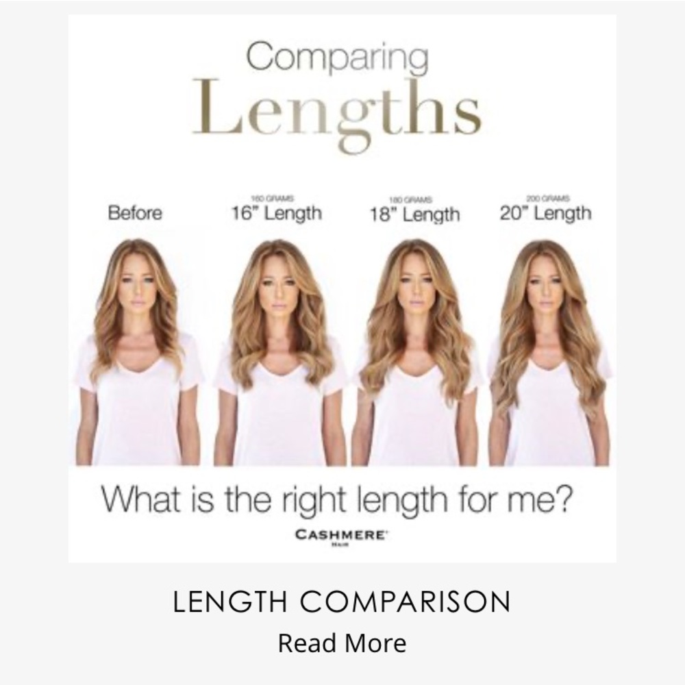 Cashmere Hair Extensions aprox 18 inches in length